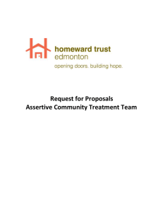 Request for Proposal - Homeward Trust Edmonton