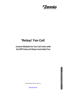 Relays Fan Coil