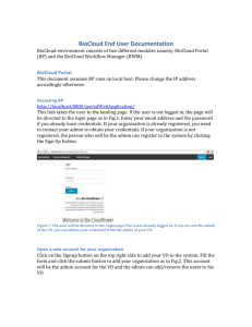 BioCloud End User Documentation