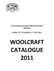 woolcraft parade -2011 - Australian Sheep and Wool Show