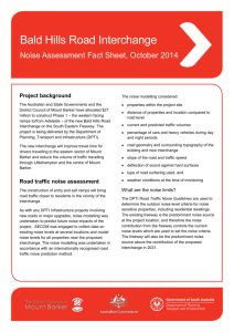 Road traffic noise assessment