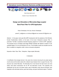 Design and Simulation of Microstrip Edge