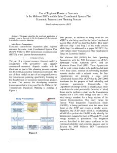 Economic Transmission Planning Process