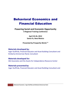 Behavioral Economics Reading List