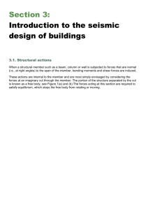 Introduction to the seismic design of buildings