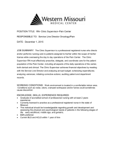RN Supervisor - Western Missouri Medical Center