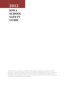 School safety plan document