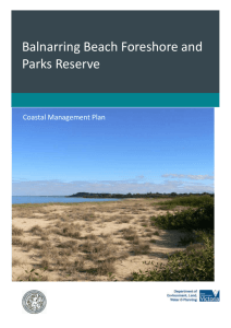 Balnarring Coastal Management Plan (accessible version) [MS