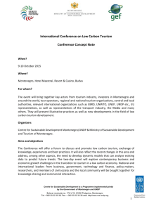 International Conference on Low Carbon Tourism