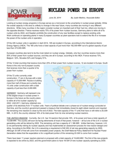 18. Nuclear Power in Europe