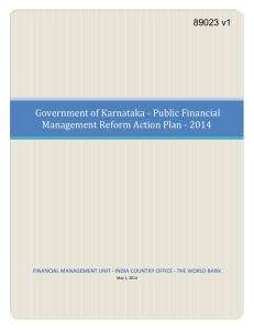 Annex 1: Proposed PFM Reform Action Plan - 2014