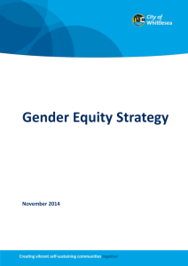 Gender Equity Strategy (Word - 393KB)