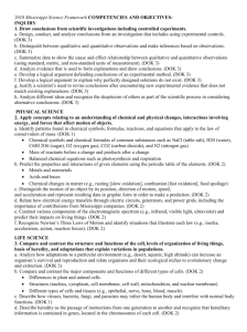 2010 Mississippi Science Framework Approved July 25