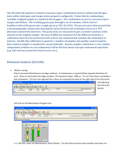 Elemental Analyzer (EA2100)