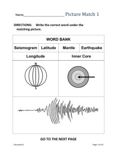 Geology G 3 vocab classwork 15