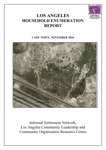 Los Angeles Enumeration Report