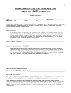 SCHOLARSHIP APPLICATION SIGNATURE PAGE 15