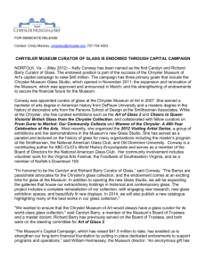 Press Release - Chrysler Museum of Art