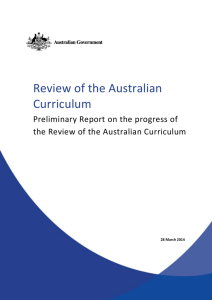 Review of the Australian Curriculum