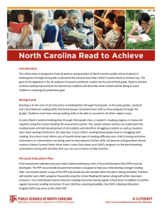 The North Carolina Read to Achieve Law