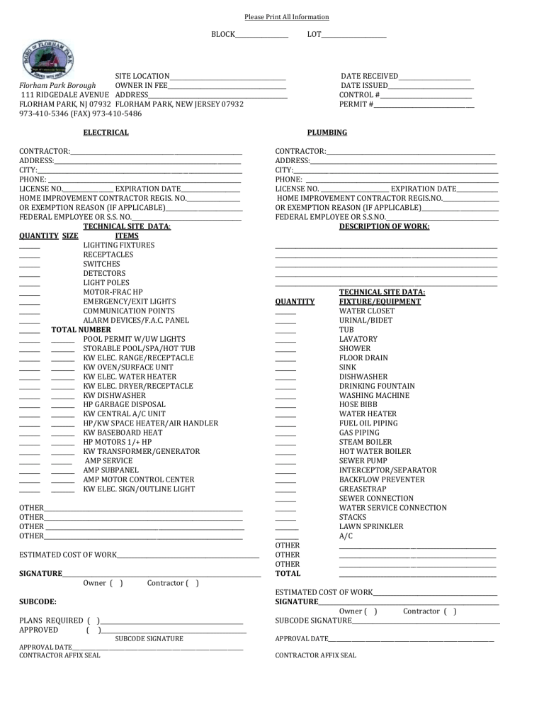 Visual Inspection Description