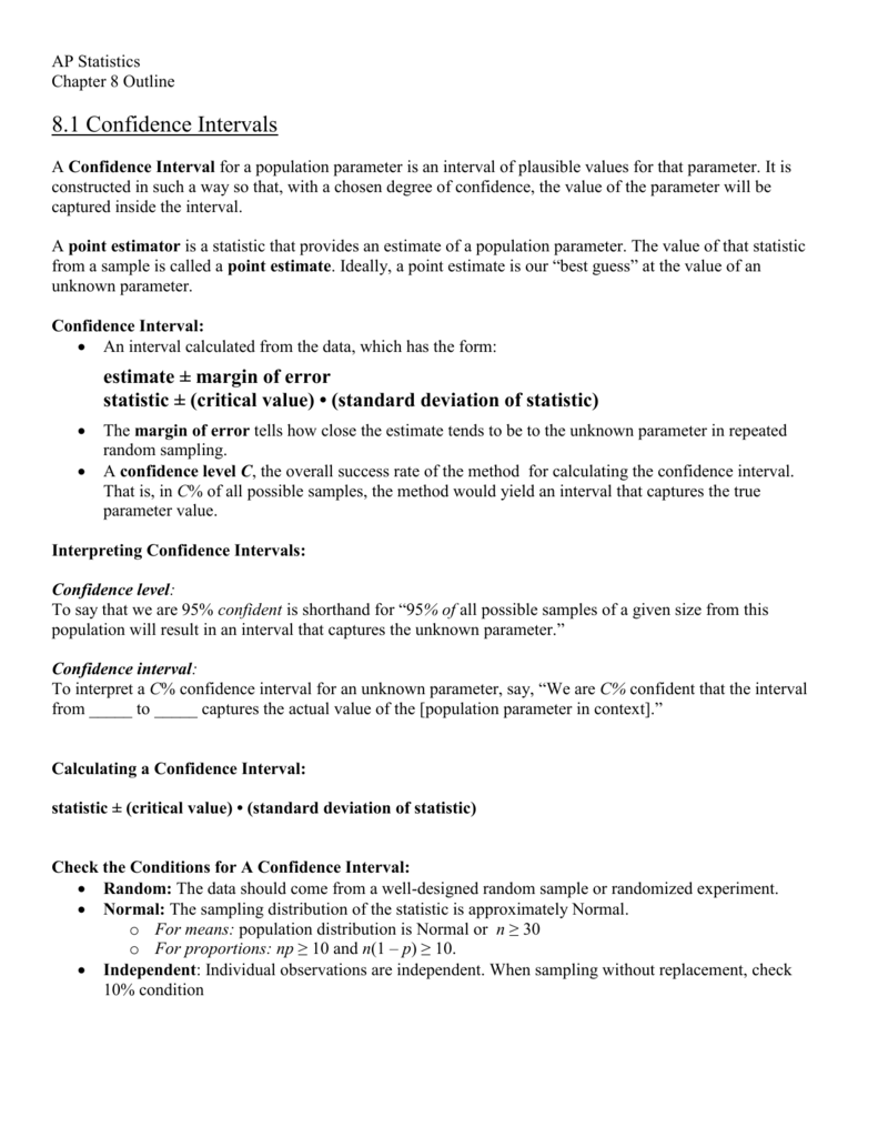 Ap Statistics Inference Worksheet 1 - Example Worksheet Solving