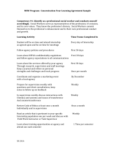 Concentration Year Learning Agreement Cheat Sheet 2014-15