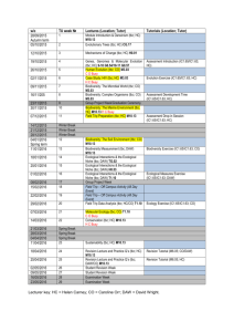 Biodiversity Evolution Timetable 15