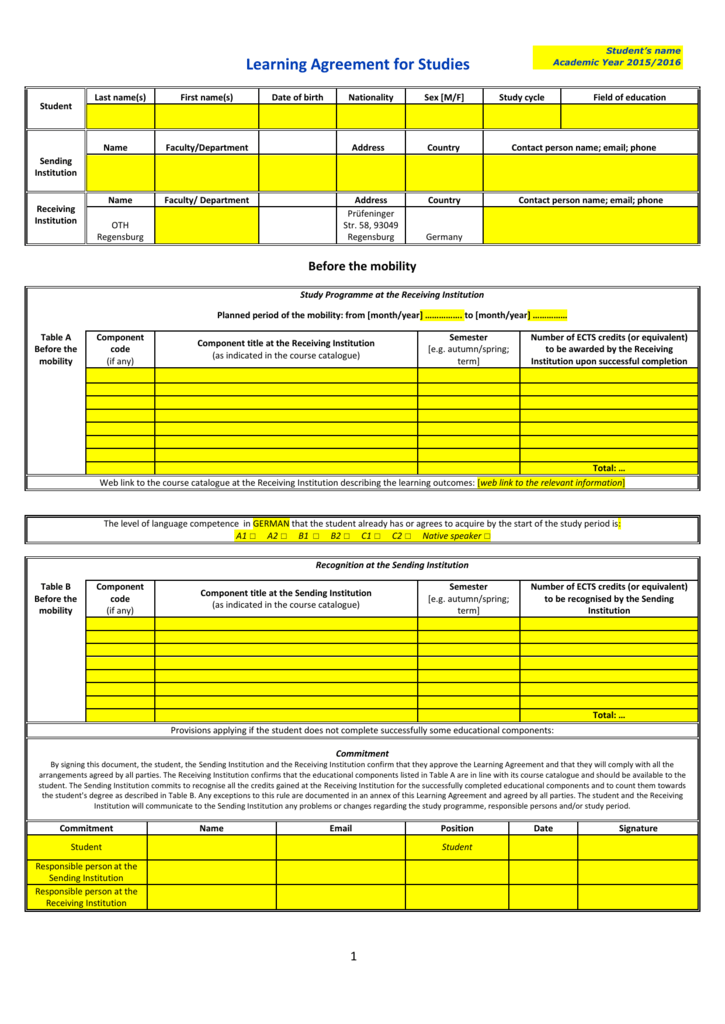 learning-agreement-for-studies