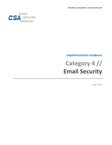 SECAAS IMPLEMENTATION GUIDANCE