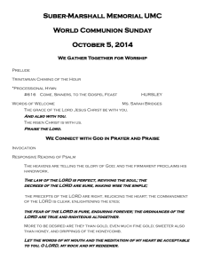 Oct 5 2014 - Suber Marshall Memorial United Methodist Church!