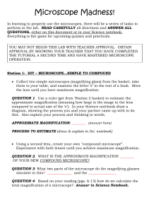 microscope madness lab