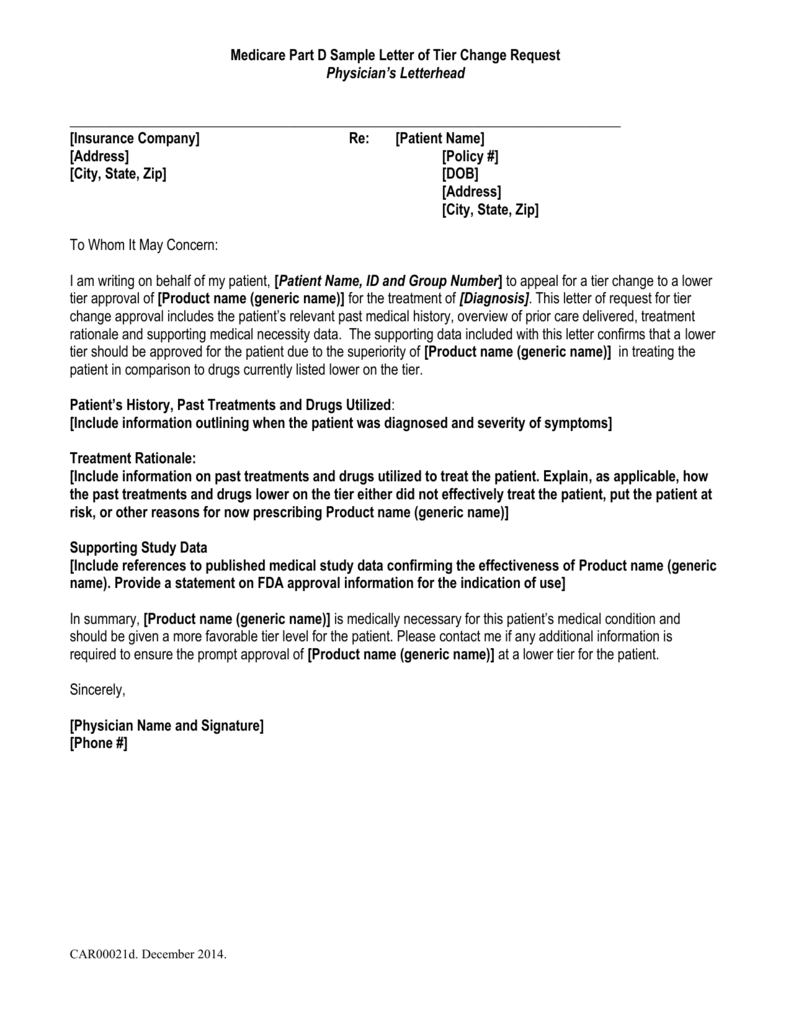 Medicare Part D Notice Email Template To Employees