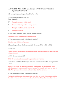 Activity 52.2 What Models Can You Use to Calculate How Quickly a