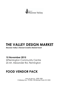 food vendor pack - City of Moonee Valley