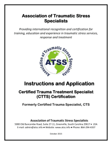 CTTS FINAL 10.15.15 - Association for Traumatic Stress