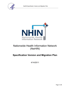 NHIN Version and Migration Plan_v3_14April2011