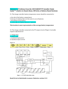 Answers for 2009 NABCEP PV Installer Study