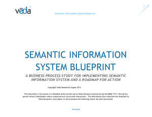 Semantic Information System Blueprint