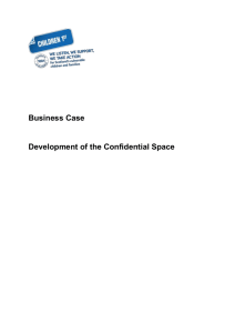 Confidential Space business case 270515