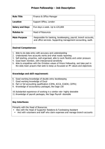 Prison Fellowship * Job Description