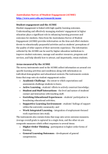 Australasian Survey of Student Engagement (AUSSE) http://www