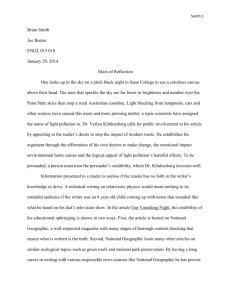 Smith-Essay 1 Rhetorical Analysis-Rough Draft