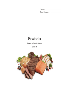 Protein Note Guide
