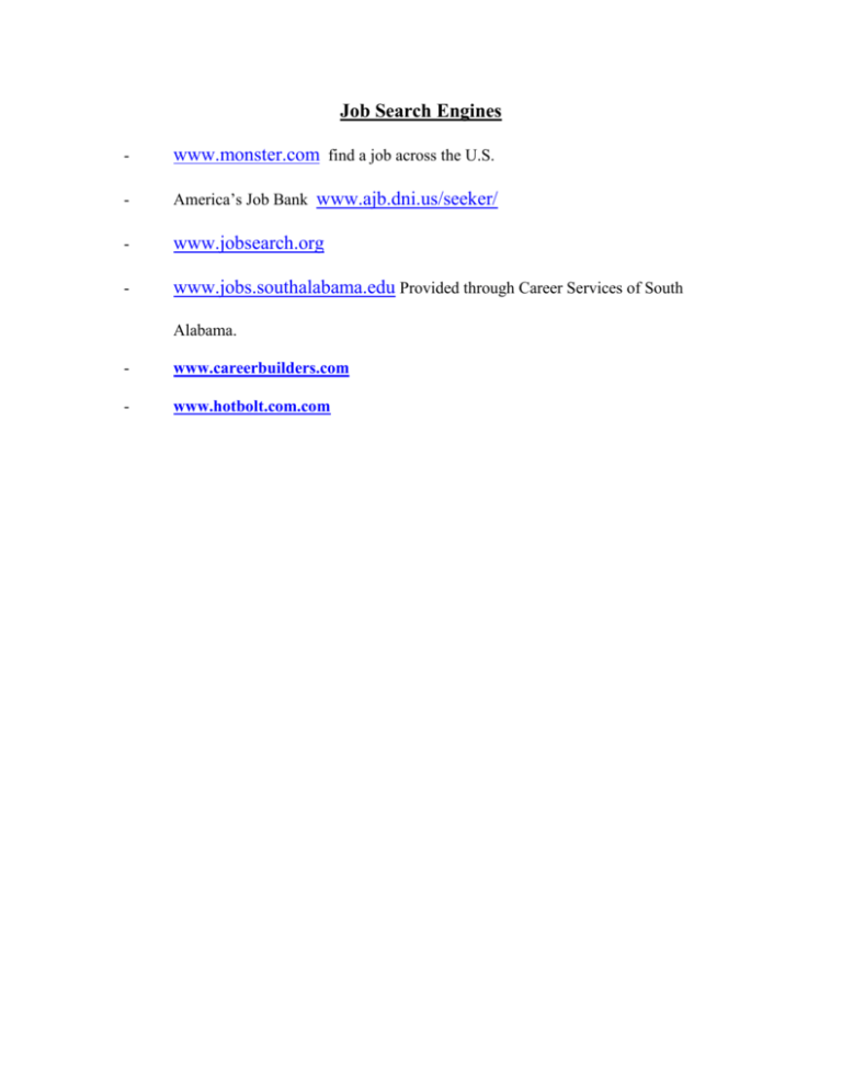 job-search-engines