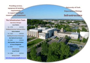 Infrastructure Team - University of York