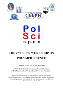 THE 2 nd CEEPN WORKSHOP ON POLYMER SCIENCE