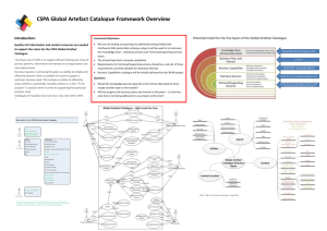 Wider Catalogue information framework