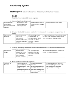 Respiratory System Lab (logger pro)