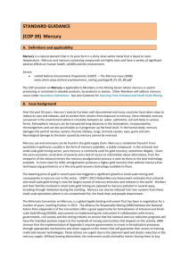 (COP 39) Mercury - Responsible Jewellery Council